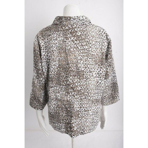 Pendleton Womens Cardigan Shirt Linen  Plus 2X - Picture 5 of 6